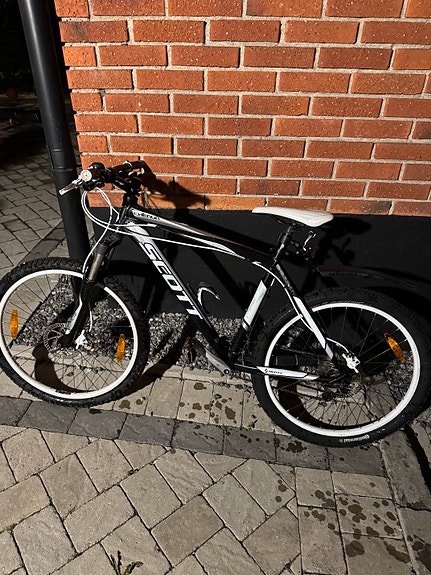 Scott mountainbike 26" ramstorlek L unisex svart/vit