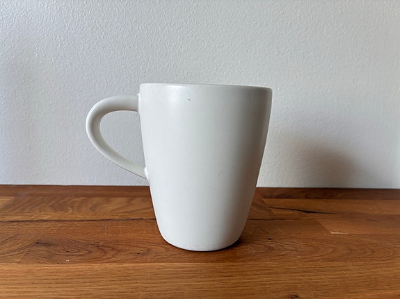 Höganäs Keramik vit mugg