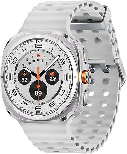 Samsung Galaxy Watch Ultra 2025 LTE – Titanium White – Nyskick + tillbehör