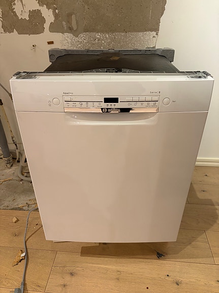 Bosch diskmaskin vit