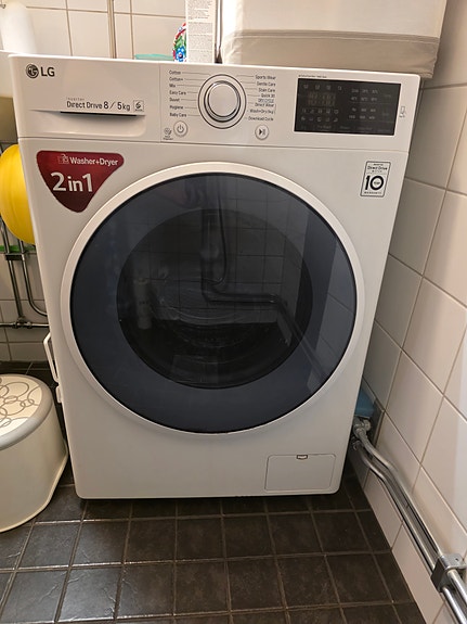 LG kombinerad tvättmaskin & torktumlare – 8/5 kg
