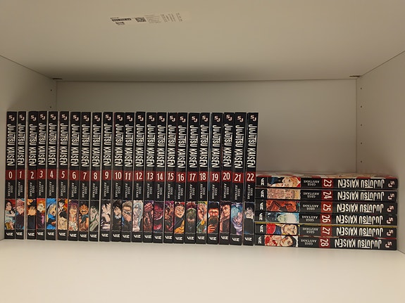 Jujutsu kaisen manga böcker volym 0–28