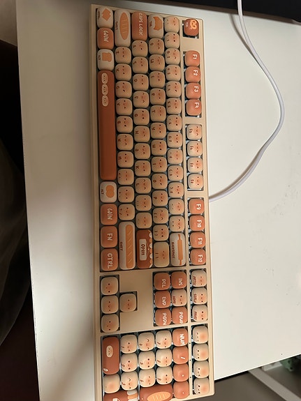 USB tangentbord med brödtema och numerisk del
