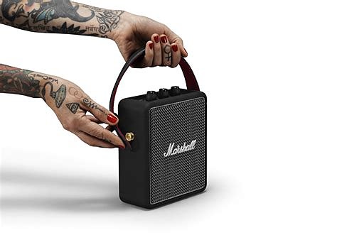 Marshall bärbar högtalare svart (modell stockwell)