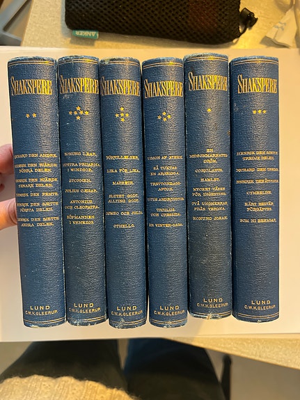 SHAKESPEARE samlade pjäser - tryckt 1899