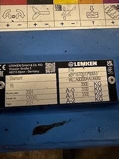 Lemken Diamant 16 9 of 9