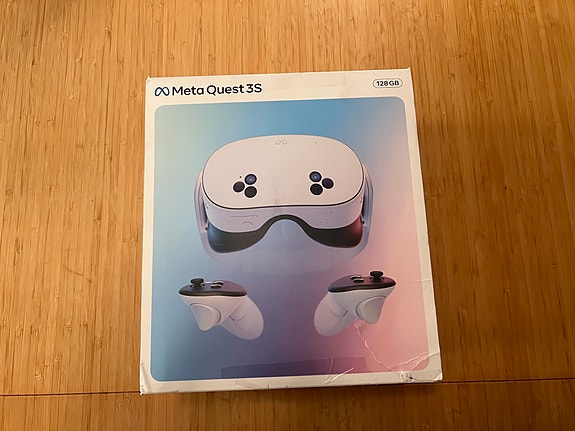 Meta Quest 3S 128 GB VR-headset med handkontroller vit