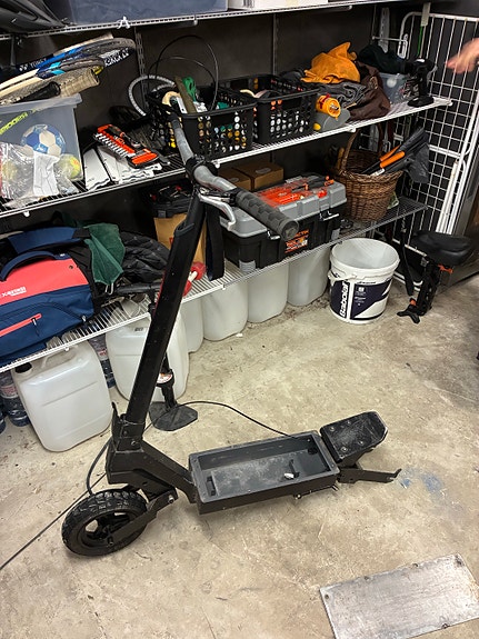 Elsparkcyckel ram