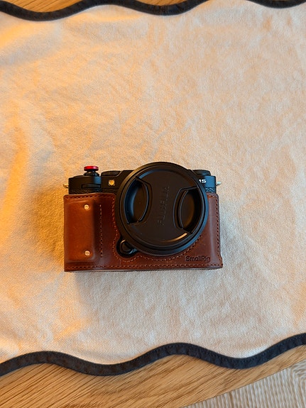 Fujifilm X‑M5 systemkamera med objektiv