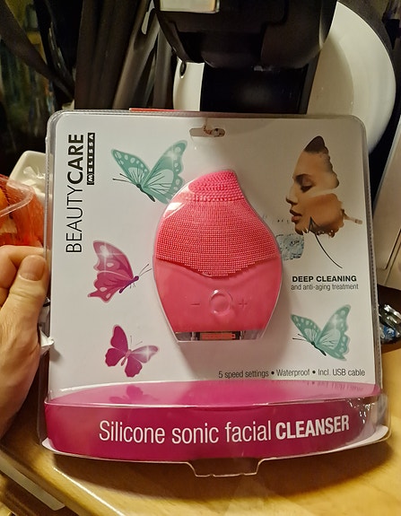 BeautyCare silikon sonic ansiktsrengörare rosa