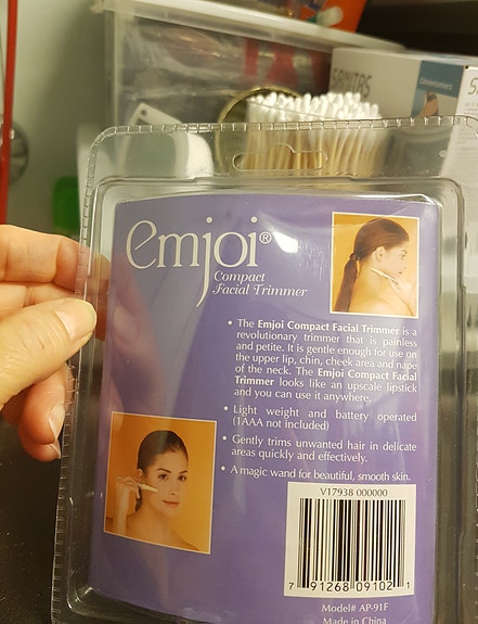 Emjoi Compact Facial Trimmer ansiktstrimmer silver