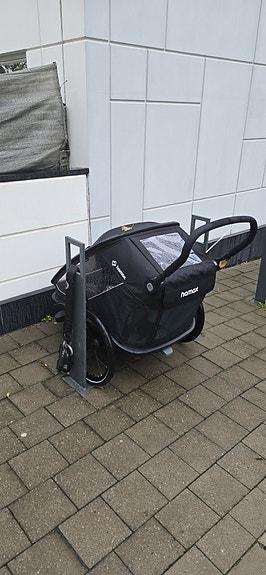 Toppenskick 2 sits, Hamax Traveller cykelvagn & promenadvagn