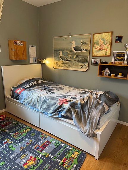 IKEA Malm sängstomme med förvaring 90x200