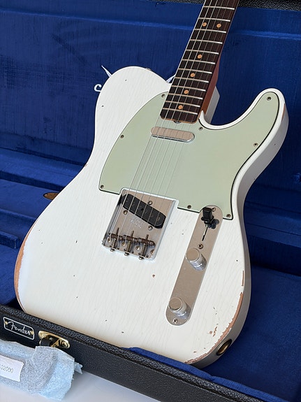 Fender Custom Shop 63 Telecaster Olympic White Relic
