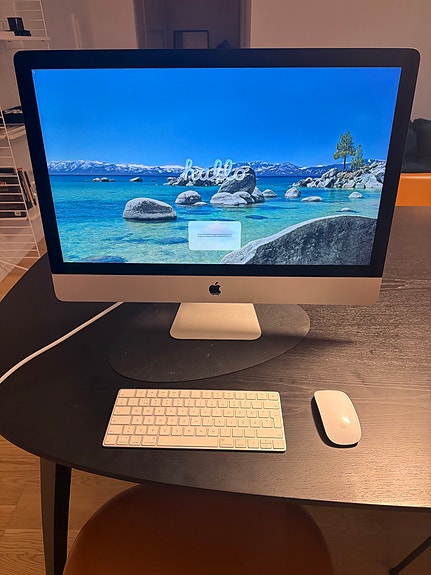 Apple iMac 27” 5K (2020) – Core i7, Radeon Pro, inkl. tillbehör