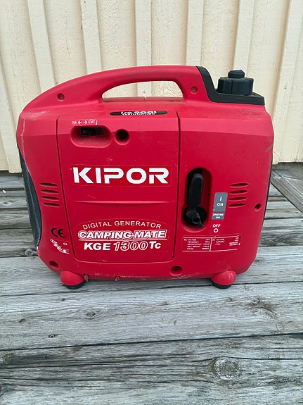 Kipor Camping Mate KGE 1300Tc elverk röd