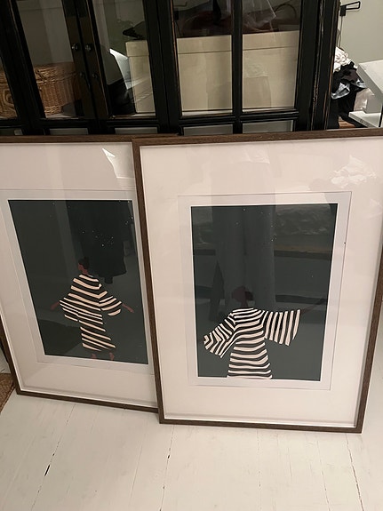 Två ramar 70*100 Rödalm Ikea