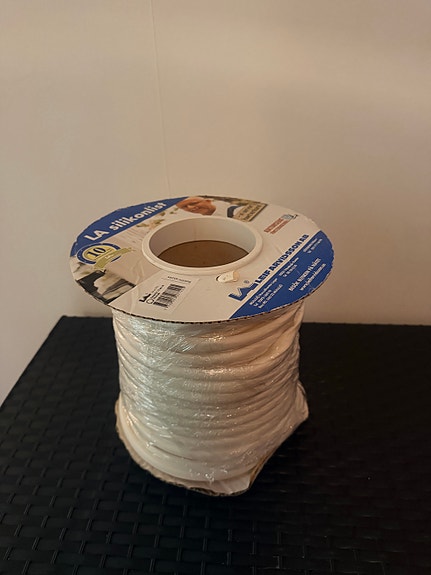 LA silikonlist Omega 10mm Vit - 50m (Leif Arvidsson)