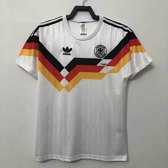 Adidas Tyskland fotbollströja vit