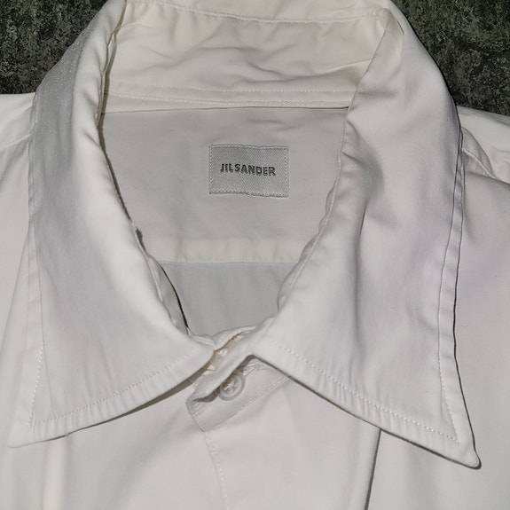 Vintage Vit Jil Sander Skjorta stö 43