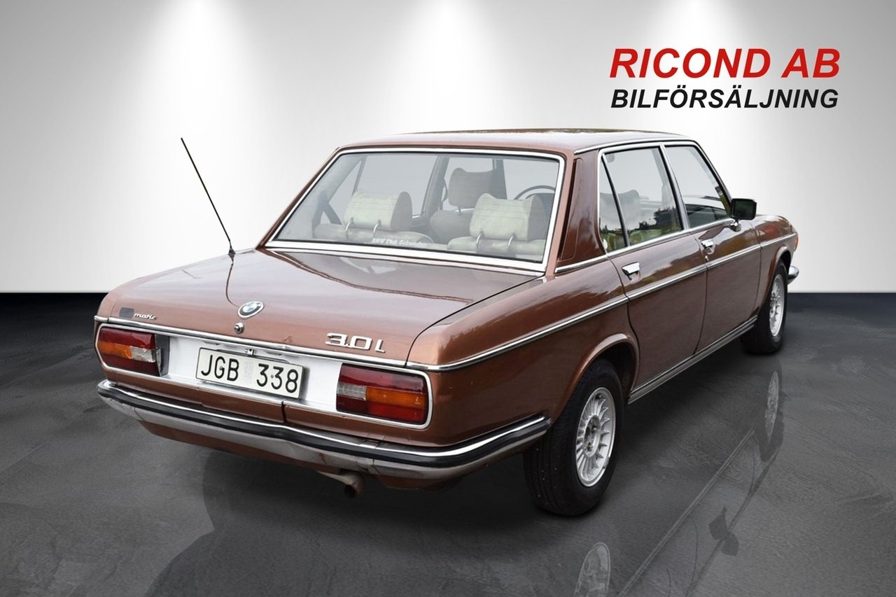 BMW 3.0 CSI L AUT 180 HK SVENSKSÅLD 1976, bild 6/17