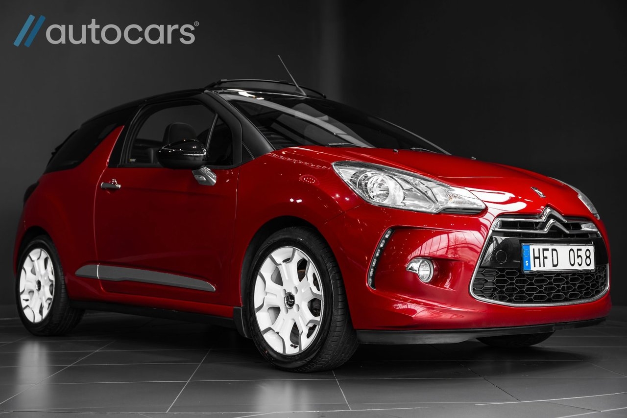 Citroen DS3 Cab 1.6 e-HDi Airdream 2013, bild 2/10