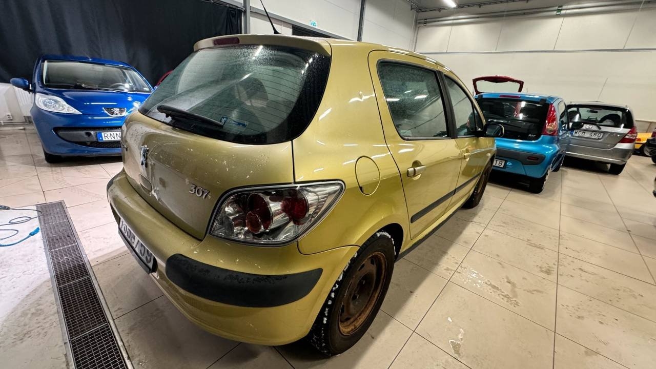Peugeot 307 5-dörrar 2.0 Ny Besiktigad 2003, kuva 7/10