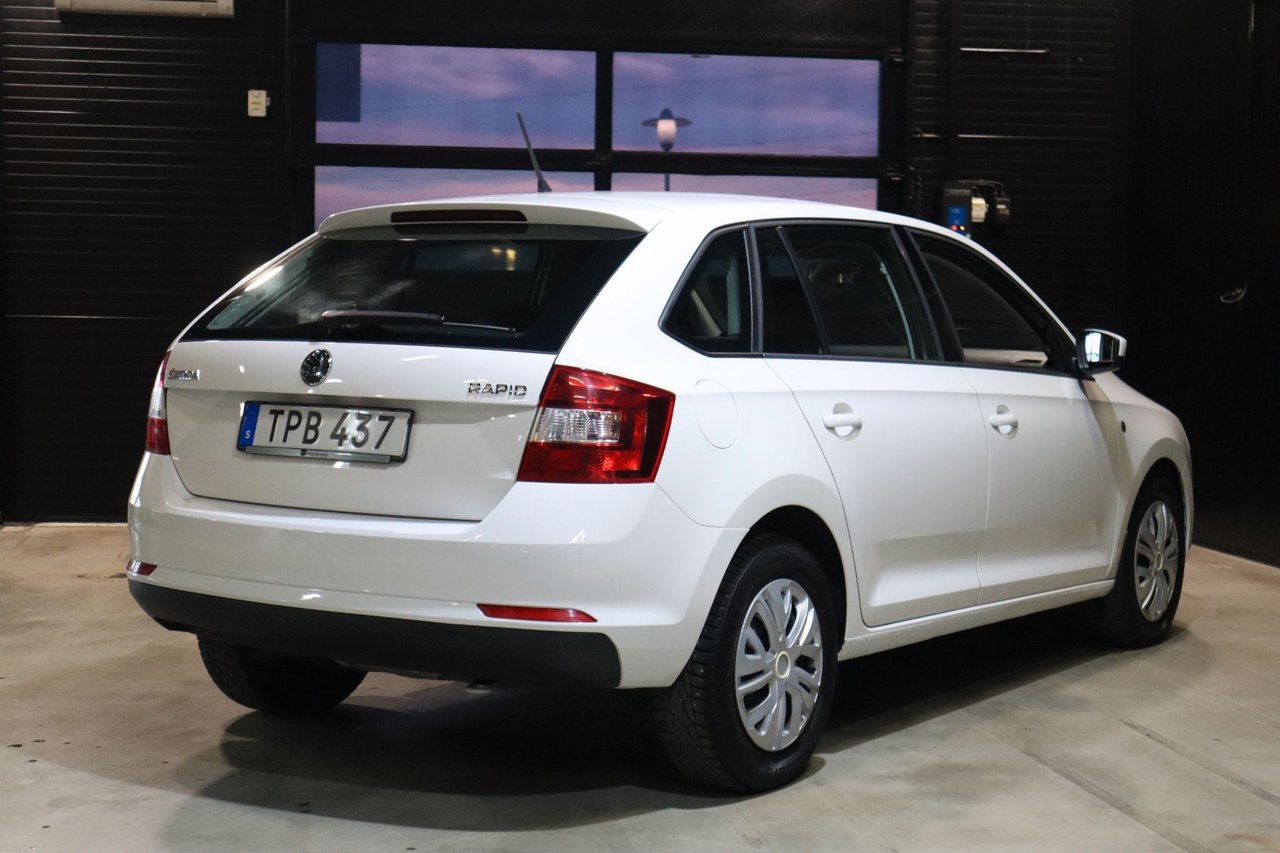 Skoda Rapid Spaceback 1.6 TDI (90hk) Aut 2015, bild 6/22