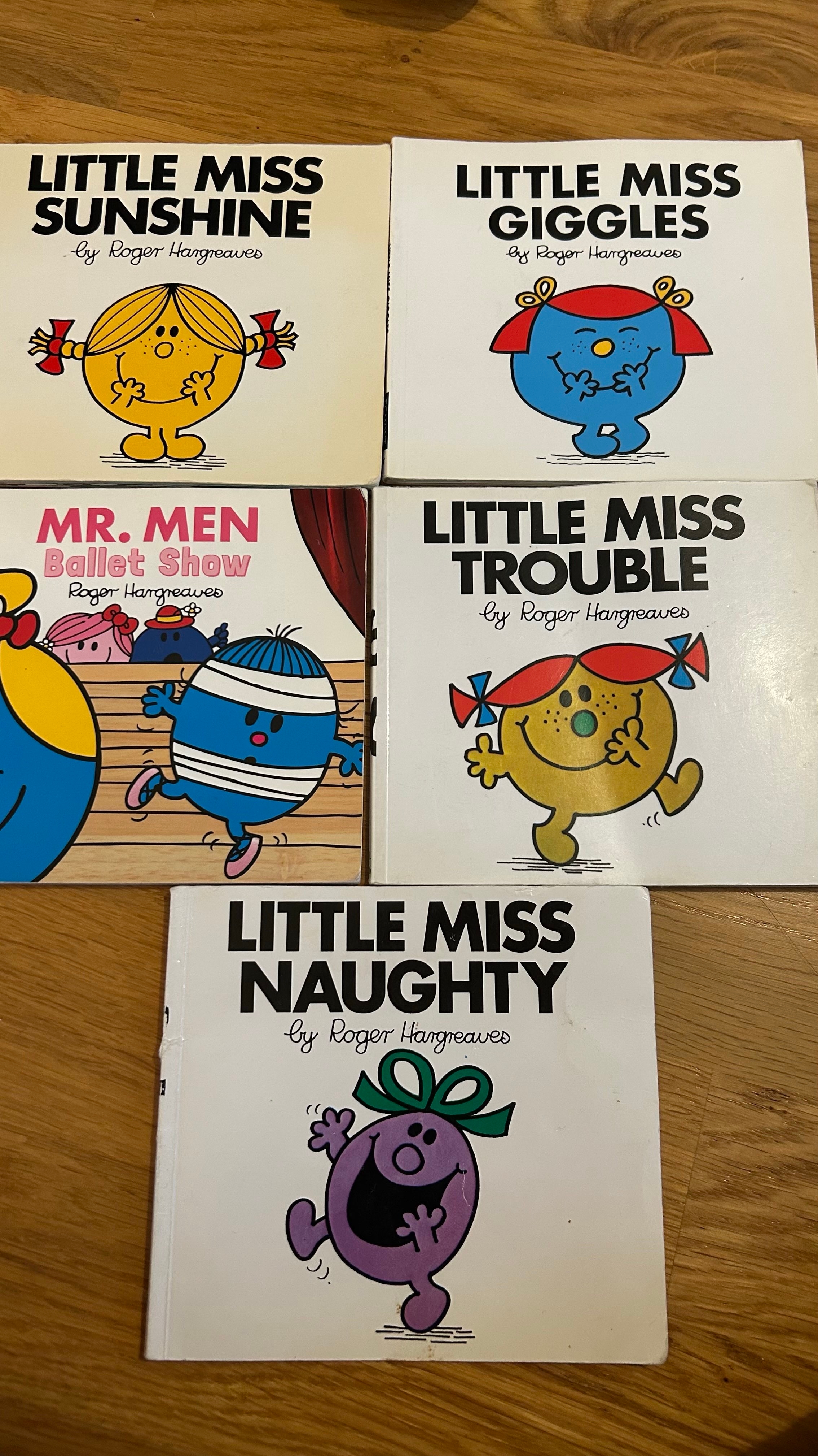 Mr. Men och Little Miss Barnböcker Set