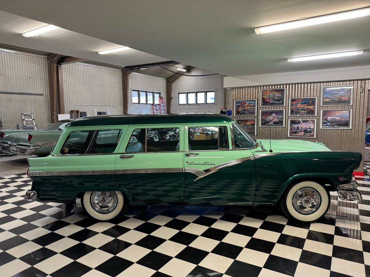 Ford Country Sedan Kombi toppskick -56 1956, bild 5/27
