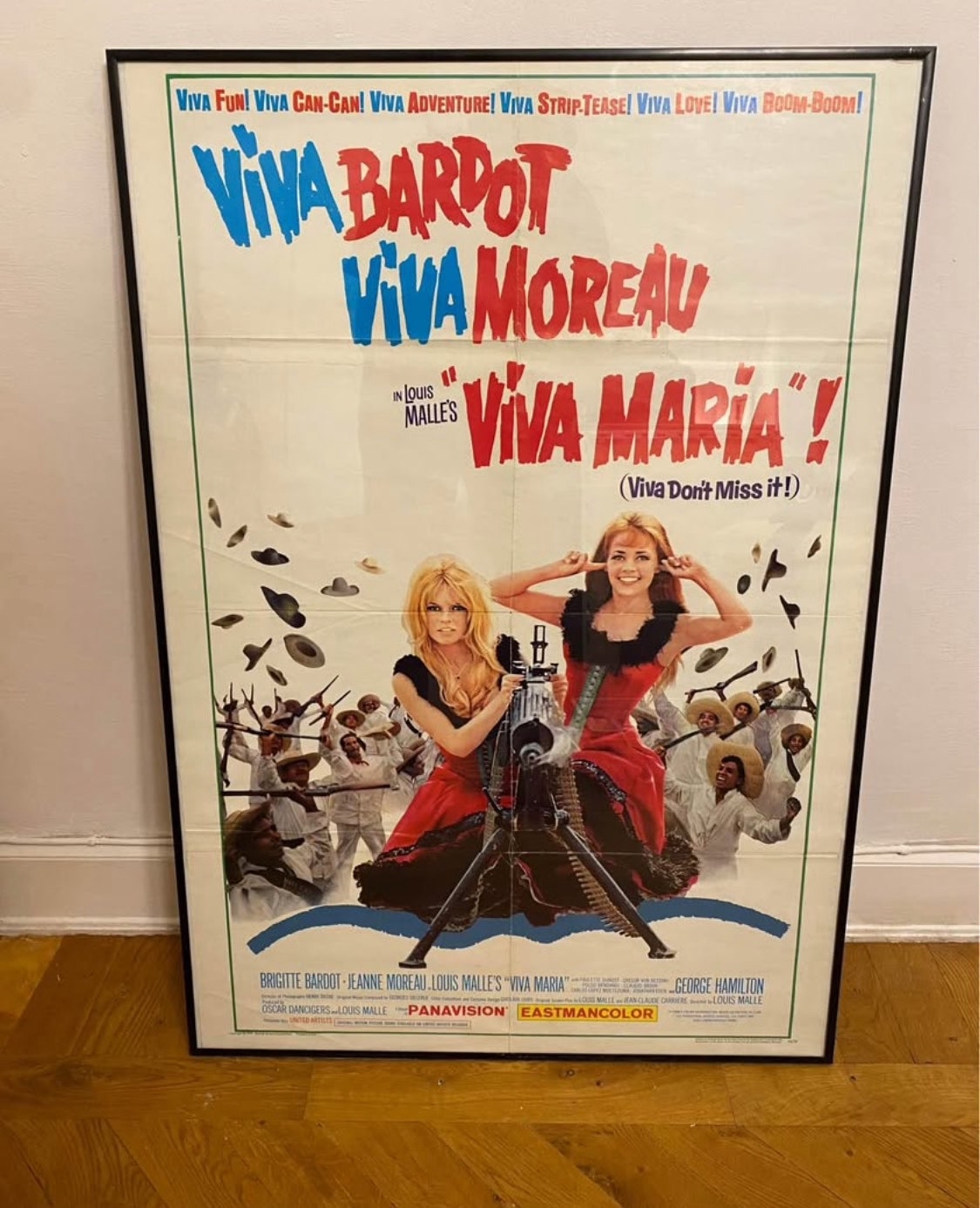 Original Viva Maria! filmaffisch 70x100 cm – Brigitte Bardot(1965)