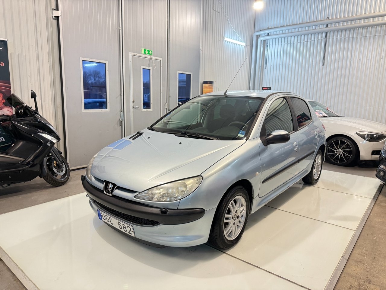 Peugeot 206 1.4 Ny Servad Automat Endast 2004, bild 4/11
