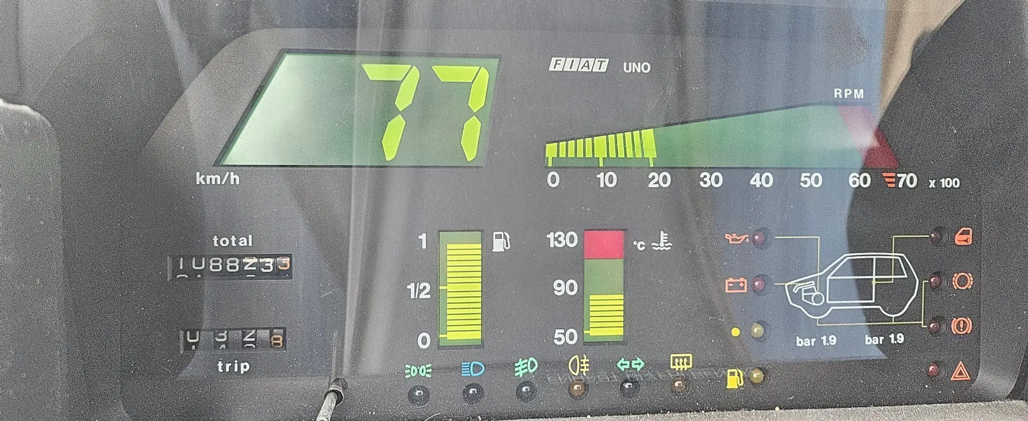 Fiat Uno 5-dörrar 1.5 Manuell 1988, photo 3/9