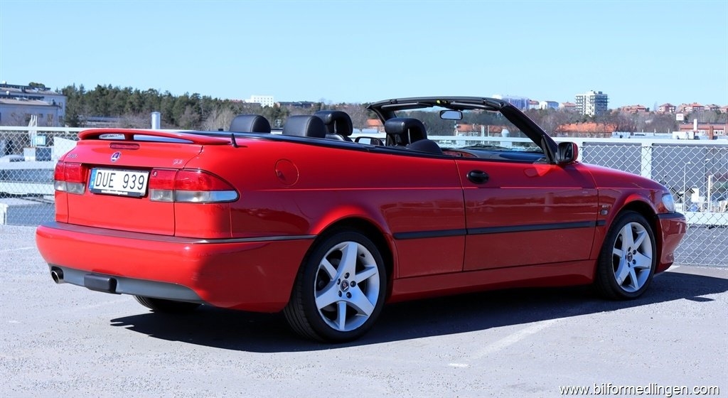 Saab 9-3 2.0T Cab 205hk Skinn 2002, photo 3/10