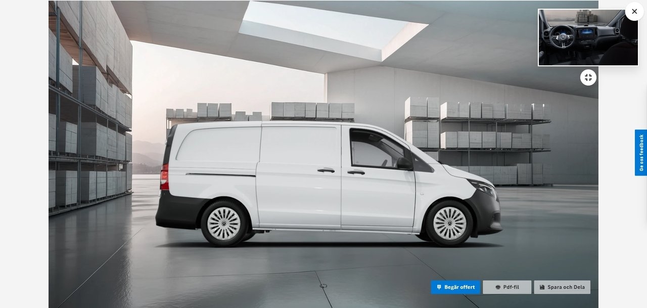 Mercedes-Benz Vito 116 CDI Skåp Lång PRO 2026, bild 2/10
