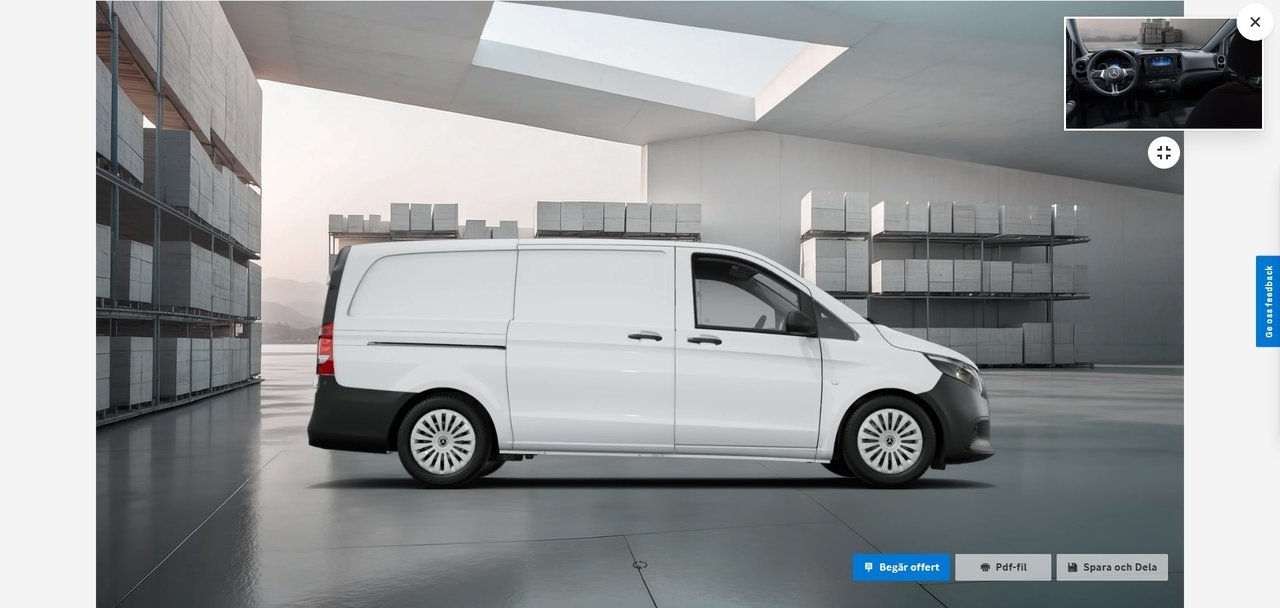 Mercedes-Benz Vito 116 CDI Skåp Lång PRO 2026, bild 2/10