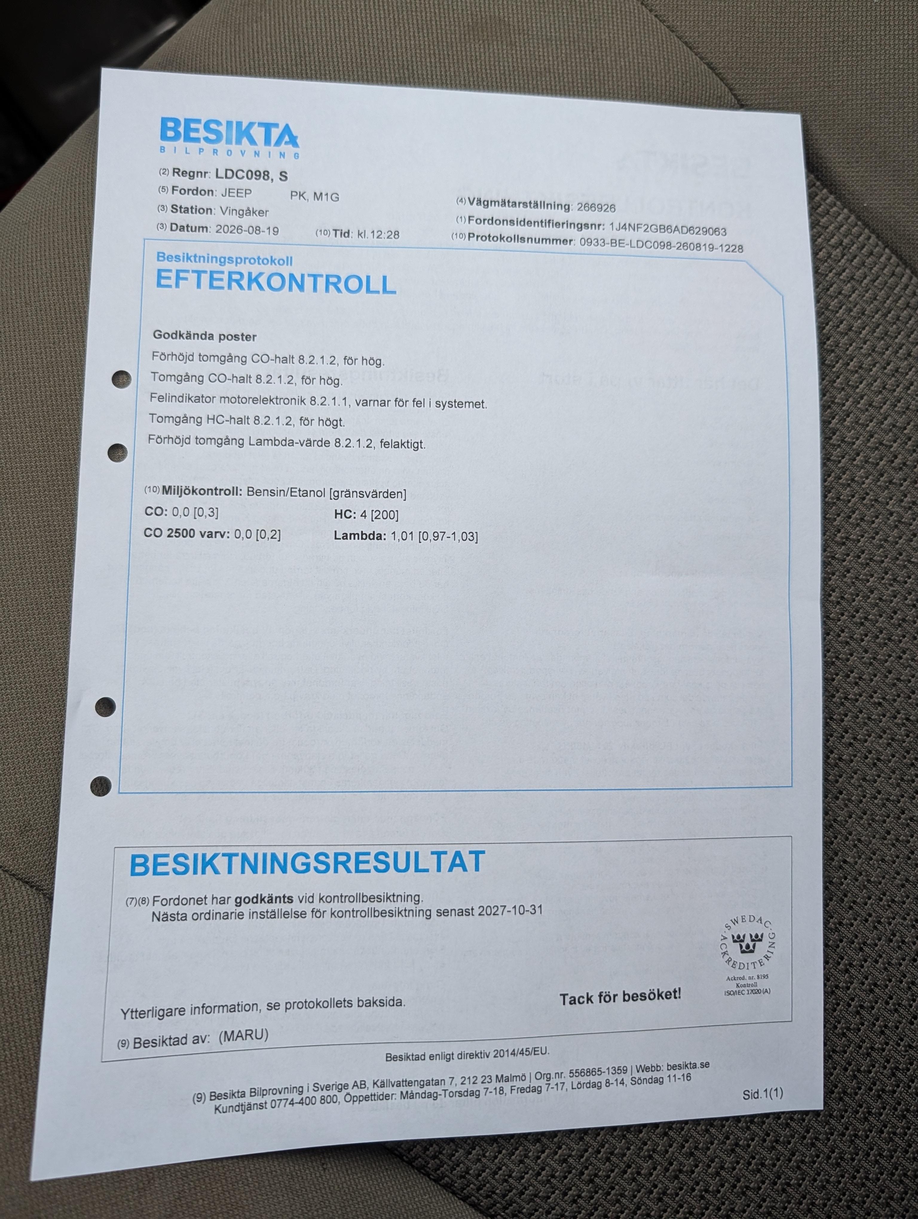 Jeep Patriot 2.4 4WD Manuell 2010, bild 5/5