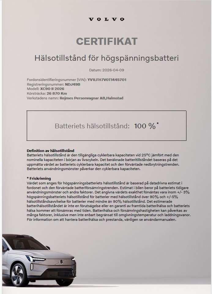 Volvo XC90 T8 Ultra Dark 2026, bild 7/10