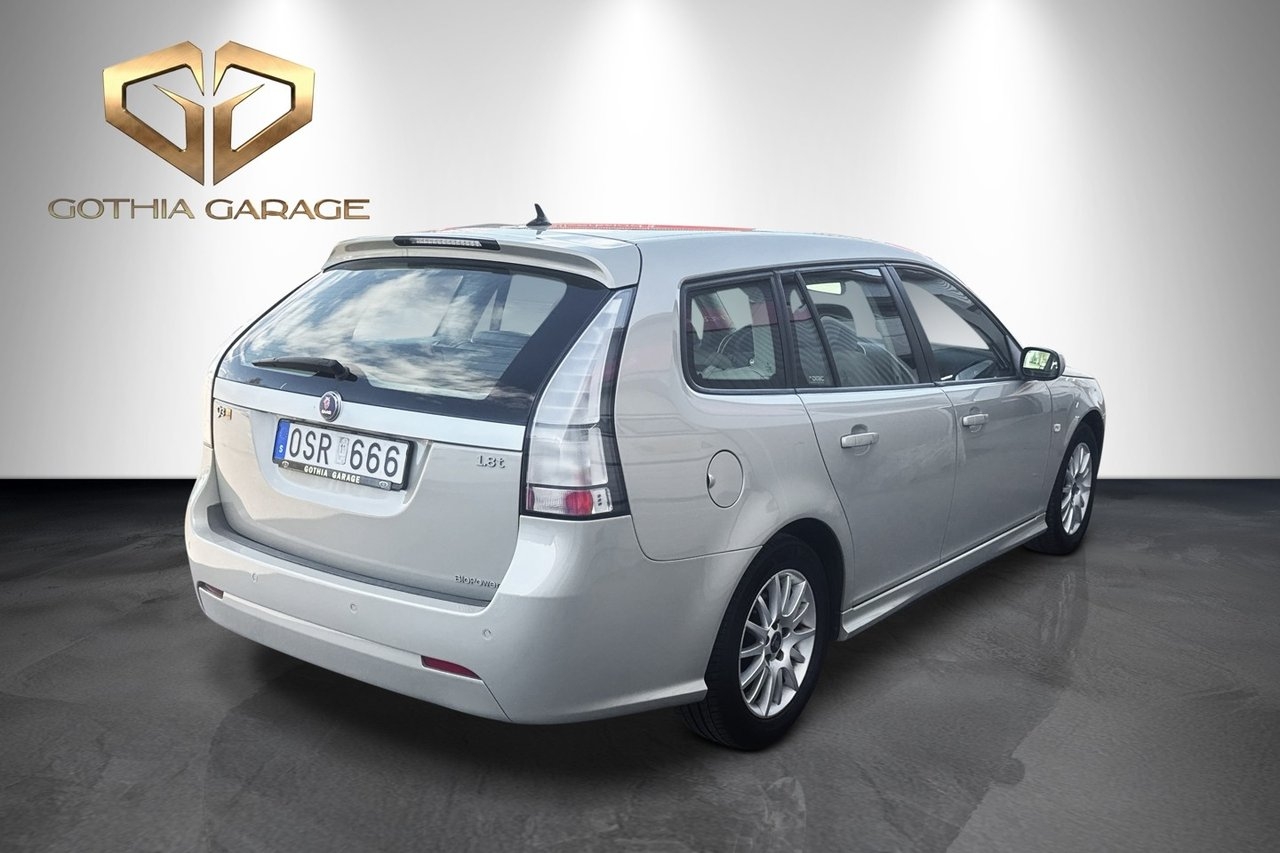Saab 9-3 SportCombi 1.8t BioPower Linear 2008, bild 4/10