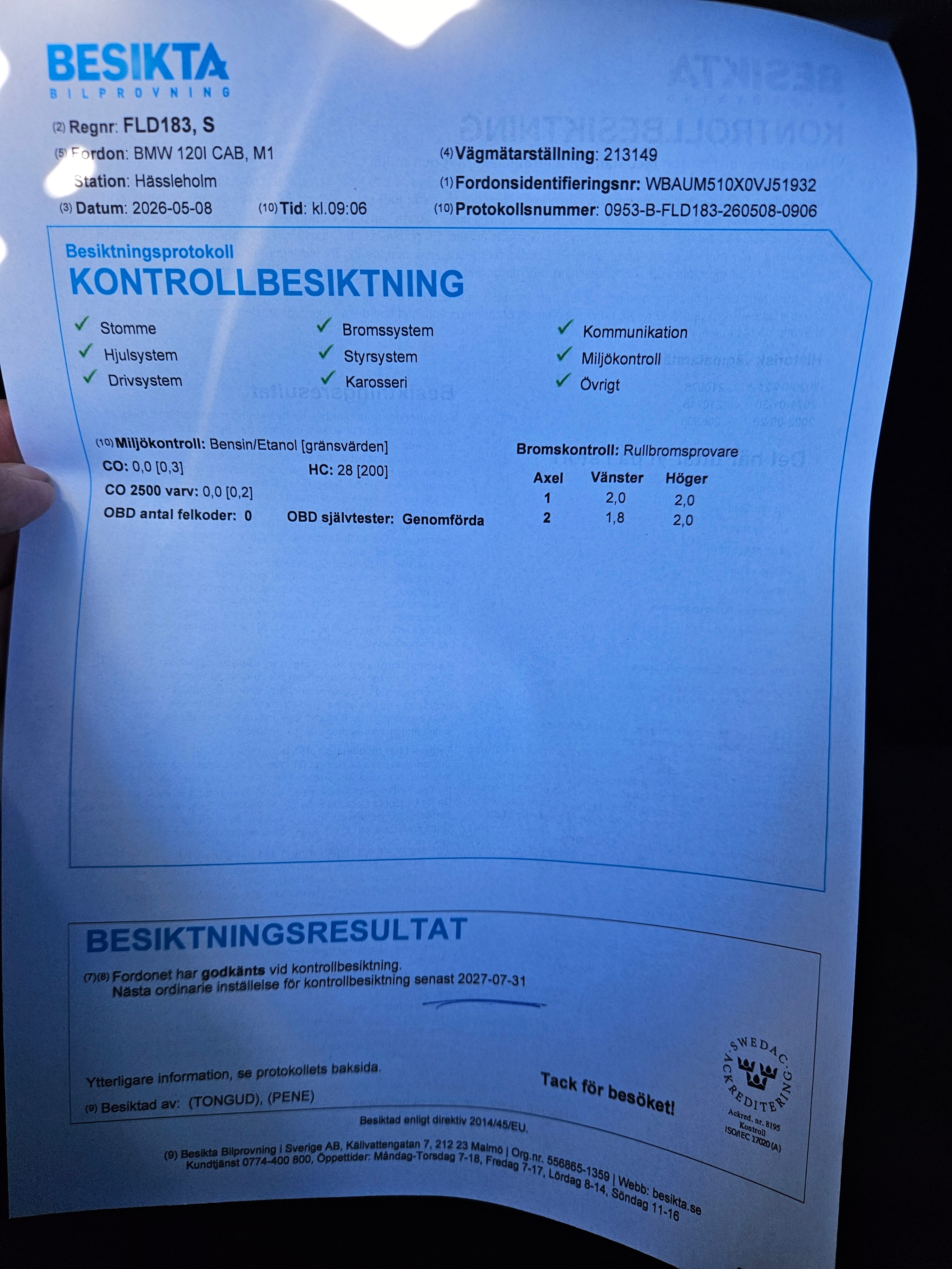 BMW 120 i Convertible Manuell 2009, bild 7/7