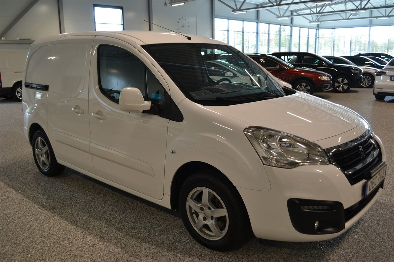 Peugeot Partner 1.6 BlueHDi Skåp/OBS 2016, bild 6/13