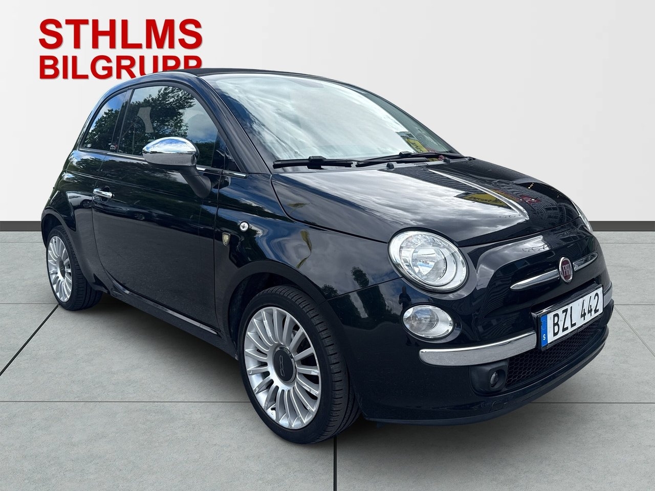 Fiat 500C 1.2 8V Lounge Eu6 AC Skinn Cab 2014, bild 5/10
