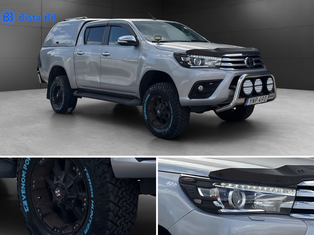 Toyota HiLux DUBBELHYTT 2.4 AWD 2017, bild 2/23