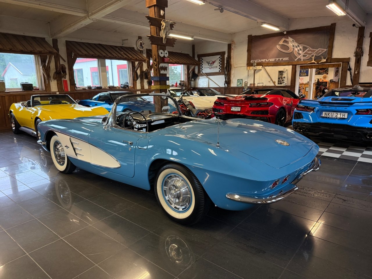 Chevrolet Corvette C1 283 V8 CAB EV BYTE 1961, bild 6/10