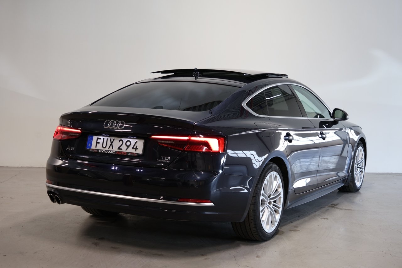 Audi A5 Sportback 2.0TDI 190HK/Quattro 2017, bild 6/20