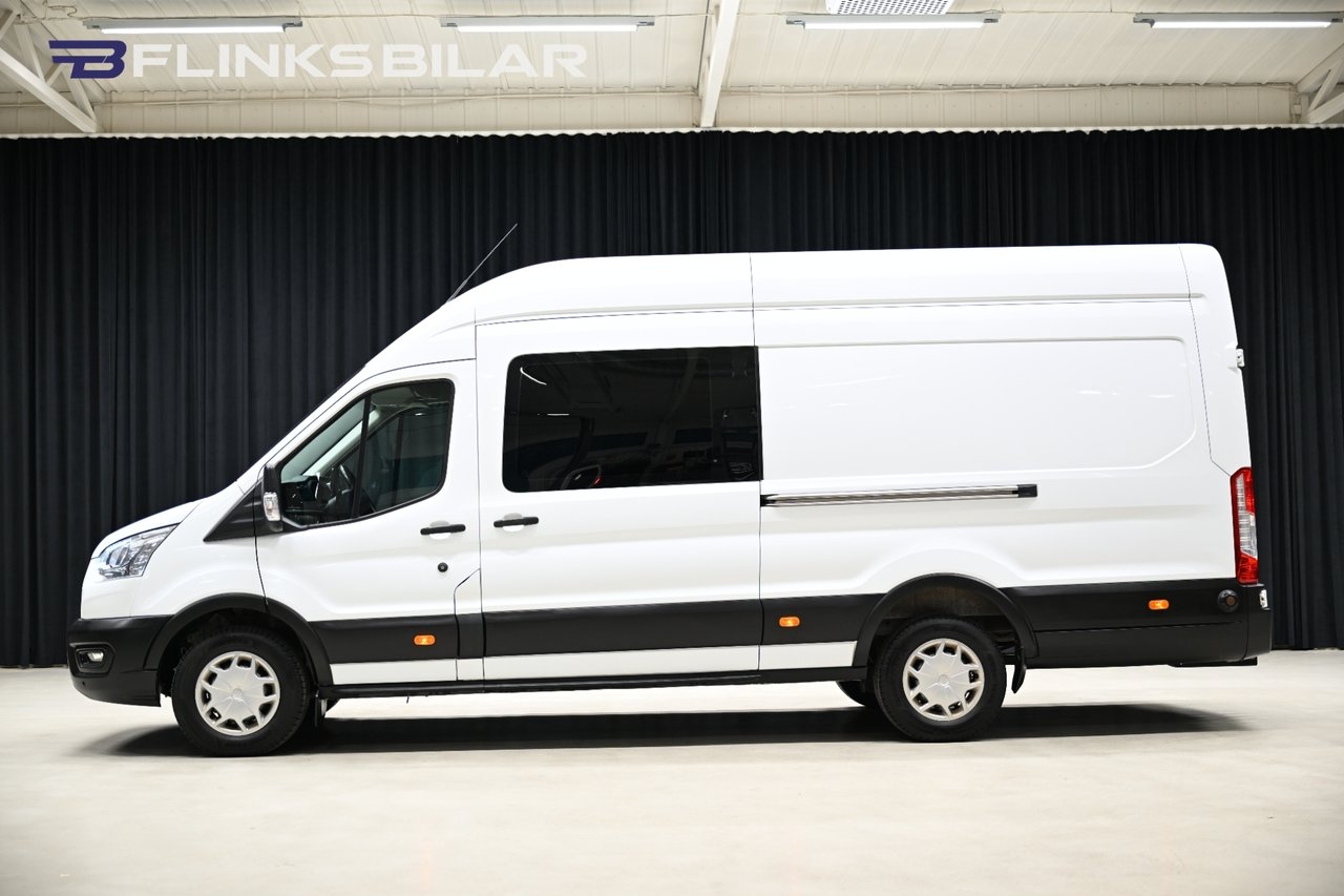 Ford Transit 350 2.0 185HK L4 Dubbelhytt 2021, bild 2/30
