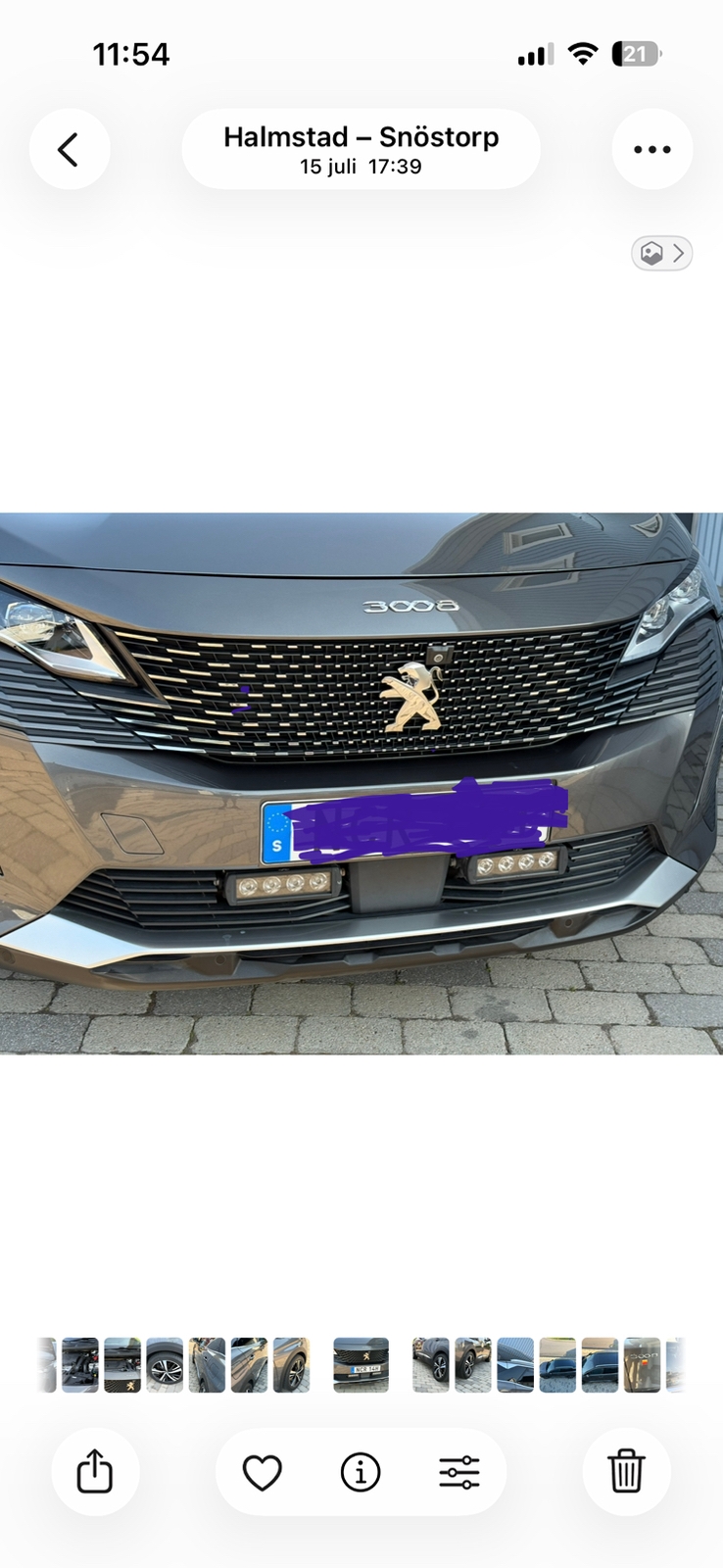 Peugeot 3008 HYBRID4 300 EAT 2021, bild 2/10