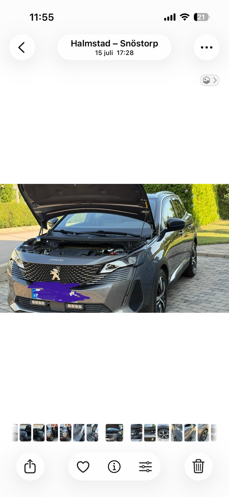 Peugeot 3008 HYBRID4 300 EAT 2021, bild 4/10