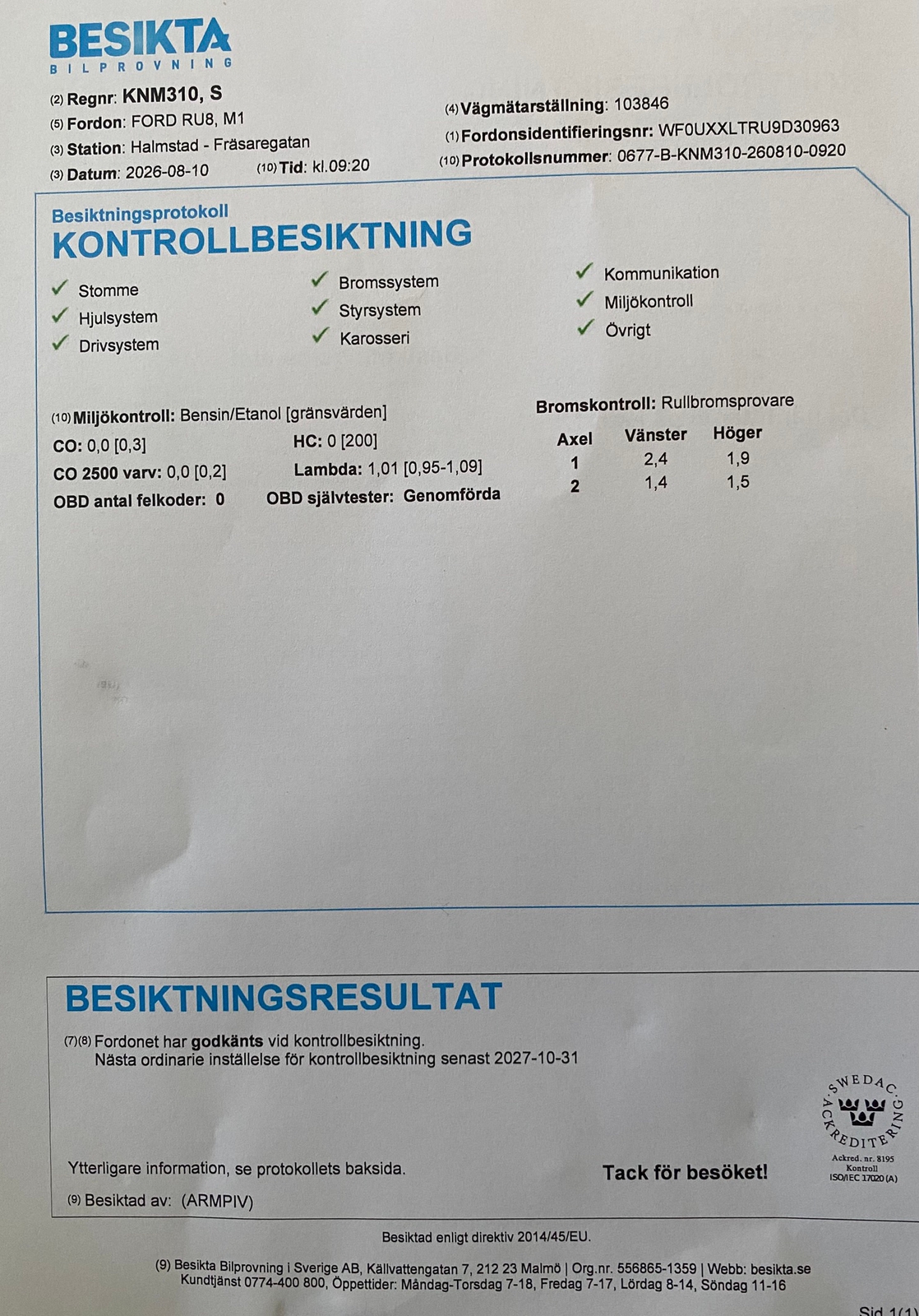 Ford Ka 1.2 Manuell 2010, photo 5/5