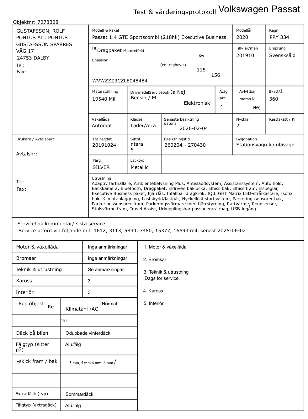 Volkswagen Passat 2020, bild 4/4